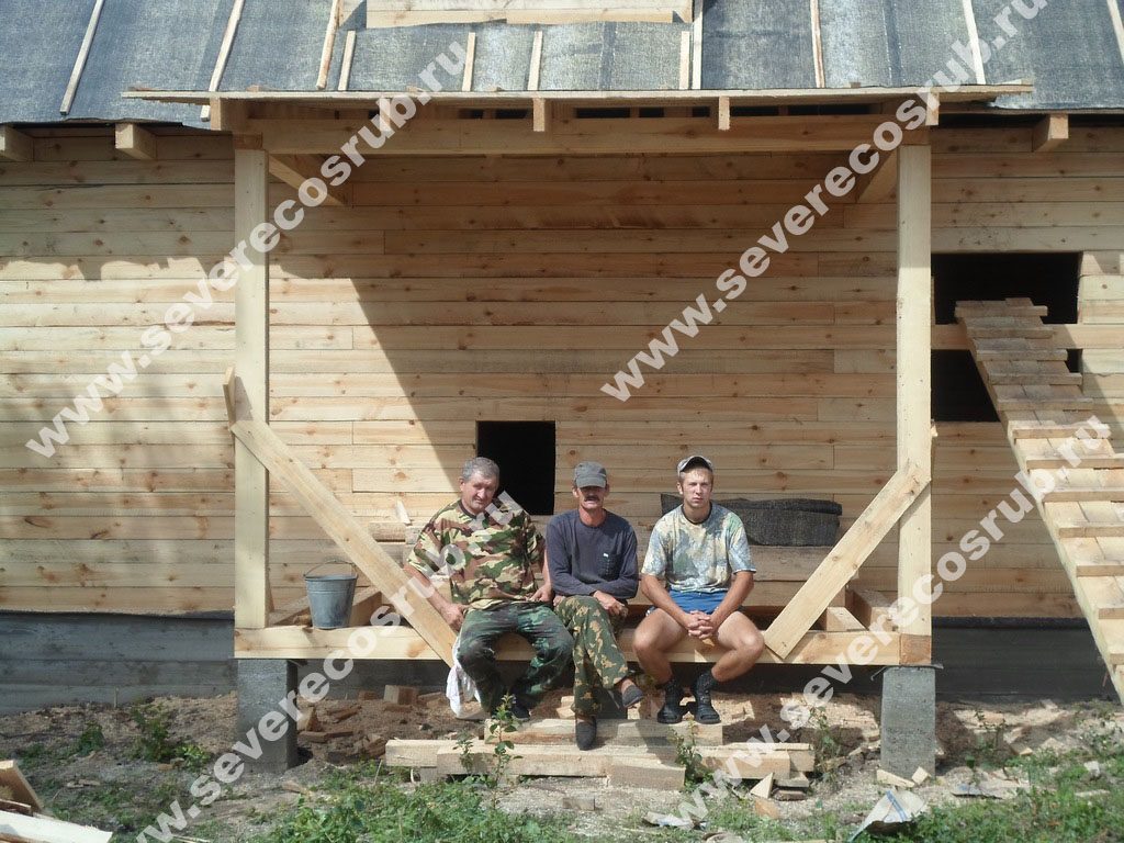 СеверЭкоСруб. Дом из бруса построенный в Ярославской области